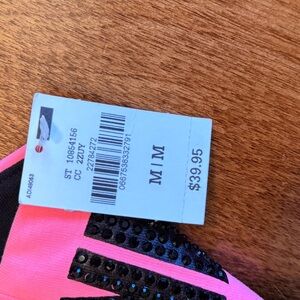 Victoria Secret Pink - Pink and Black Sequin Yoga Pants Medium NWT